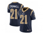 Men's Nike Los Angeles Rams #21 Nolan Cromwell Vapor Untouchable Limited Navy Blue Team Color NFL Jersey