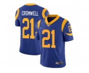 Men's Nike Los Angeles Rams #21 Nolan Cromwell Vapor Untouchable Limited Royal Blue Alternate NFL Jersey