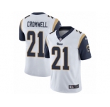 Men's Nike Los Angeles Rams #21 Nolan Cromwell Vapor Untouchable Limited White NFL Jersey