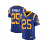 Men's Nike Los Angeles Rams #25 Lance Dunbar Vapor Untouchable Limited Royal Blue Alternate NFL Jersey