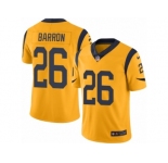 Men's Nike Los Angeles Rams #26 Mark Barron Limited Gold Rush NFL Jersey