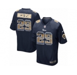 Men's Nike Los Angeles Rams #29 Eric Dickerson Limited Navy Blue Strobe NFL Jersey