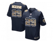 Men's Nike Los Angeles Rams #29 Eric Dickerson Limited Navy Blue Strobe NFL Jersey