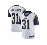Men's Nike Los Angeles Rams #31 Mo Alexander Vapor Untouchable Limited White NFL Jersey
