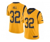 Men's Nike Los Angeles Rams #32 Troy Hill Limited Gold Rush NFL Jersey