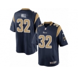 Men's Nike Los Angeles Rams #32 Troy Hill Limited Navy Blue Team Color NFL Jersey