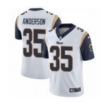 Men's Nike Los Angeles Rams #35 C.J. Anderson White Vapor Untouchable Limited Player NFL Jersey