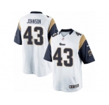 Men's Nike Los Angeles Rams #43 John Johnson Limited White NFL Jersey