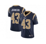Men's Nike Los Angeles Rams #43 John Johnson Vapor Untouchable Limited Navy Blue Team Color NFL Jersey