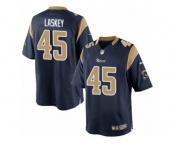 Men's Nike Los Angeles Rams #45 Zach Laskey Limited Navy Blue Team Color NFL Jersey
