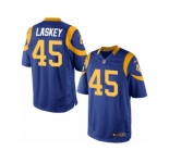Men's Nike Los Angeles Rams #45 Zach Laskey Limited Royal Blue Alternate NFL Jersey
