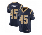 Men's Nike Los Angeles Rams #45 Zach Laskey Vapor Untouchable Limited Navy Blue Team Color NFL Jersey