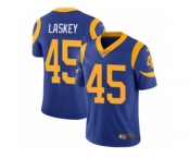 Men's Nike Los Angeles Rams #45 Zach Laskey Vapor Untouchable Limited Royal Blue Alternate NFL Jersey