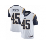 Men's Nike Los Angeles Rams #45 Zach Laskey Vapor Untouchable Limited White NFL Jersey