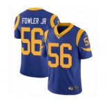 Men's Nike Los Angeles Rams #56 Dante Fowler Jr Royal Blue Alternate Vapor Untouchable Limited Player NFL Jersey