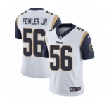 Men's Nike Los Angeles Rams #56 Dante Fowler Jr White Vapor Untouchable Limited Player NFL Jersey