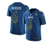 Men's Nike Los Angeles Rams #6 Johnny Hekker Limited Blue 2017 Pro Bowl NFL Jersey