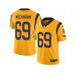 Men's Nike Los Angeles Rams #69 Cody Wichmann Limited Gold Rush NFL Jersey