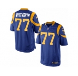 Men's Nike Los Angeles Rams #77 Andrew Whitworth Limited Royal Blue Alternate NFL Jersey