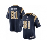 Men's Nike Los Angeles Rams #81 Gerald Everett Limited Navy Blue Team Color NFL Jersey