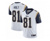 Men's Nike Los Angeles Rams #81 Torry Holt Vapor Untouchable Limited White NFL Jersey