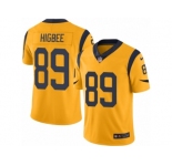 Men's Nike Los Angeles Rams #89 Tyler Higbee Limited Gold Rush NFL Jersey