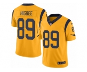 Men's Nike Los Angeles Rams #89 Tyler Higbee Limited Gold Rush NFL Jersey