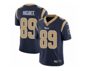 Men's Nike Los Angeles Rams #89 Tyler Higbee Vapor Untouchable Limited Navy Blue Team Color NFL Jersey