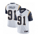 Men's Nike Los Angeles Rams #91 Dominique Easley White Vapor Untouchable Limited Player NFL Jersey