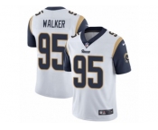 Men's Nike Los Angeles Rams #95 Tyrunn Walker Vapor Untouchable Limited White NFL Jersey