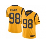 Men's Nike Los Angeles Rams #98 Connor Barwin Limited Gold Rush NFL Jersey