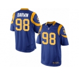 Men's Nike Los Angeles Rams #98 Connor Barwin Limited Royal Blue Alternate NFL Jersey