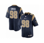 Men's Nike Los Angeles Rams #98 Quinton Coples Limited Navy Blue Team Color NFL Jersey