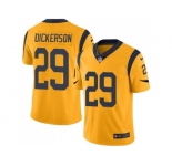 Nike Los Angeles Rams #29 Eric Dickerson Gold Men's Stitched NFL Limited Rush Jersey