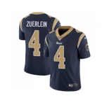 Nike Los Angeles Rams #4 Greg Zuerlein Navy Blue Team Color Men Stitched NFL Vapor Untouchable Limited Jersey