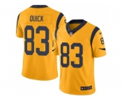 Nike Los Angeles Rams #83 Brian Quick Gold Men's Stitched NFL Limited Rush Jersey