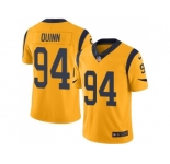 Nike Los Angeles Rams #94 Robert Quinn Gold Men's Stitched NFL Limited Rush Jersey