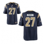 nike nfl jerseys st. louis rams #27 mason blue[nike limited]