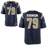 nike nfl jerseys st. louis rams #79 robinson blue[nike limited]