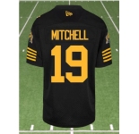 CFL Hamilton tiger cats #19 MITCHELL Black Crested Home Replica Jersey