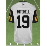 CFL Hamilton tiger cats #19 MITCHELL Crested Away White Jersey