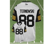 CFL Hamilton tiger cats #88 TERNOWSKI Crested Away White Jersey
