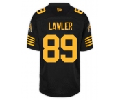 CFL Hamilton tiger cats #89 LAWLER Black Crested Home Replica Jersey
