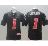 cfl jerseys #1 burris black