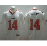 cfl jerseys #14 lulay white