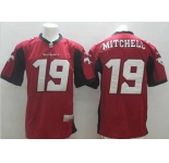 cfl jerseys #19 mitchell red