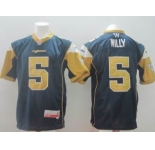 cfl jerseys #5 willy blue