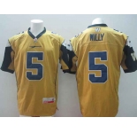 cfl jerseys #5 willy yellow