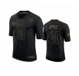 Carolina Panthers #41 Eli Apple Black 2020 Salute to Service Limited Jersey