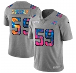 Carolina Panthers #59 Luke Kuechly Men's Nike Multi-Color 2020 NFL Crucial Catch NFL Jersey Greyheather